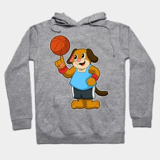 Dog as Basketball player with Basketball Hoodie